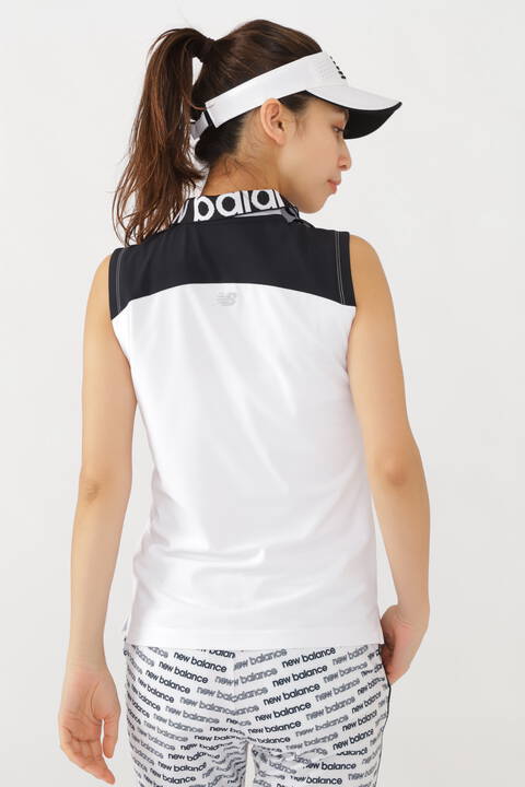 UPF50＋ スリーブレス ポロシャツ (WOMENS SPORT)