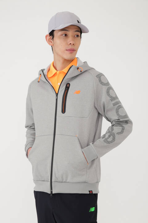 ダンボールニット スウェット フルジップ フーディー (MENS SPORT)