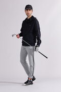 【直営店舗限定】バイアスロゴ スウェット フルジップ フーディー (MENS)