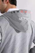 【直営店舗限定】バイアスロゴ スウェット フルジップ フーディー (MENS)