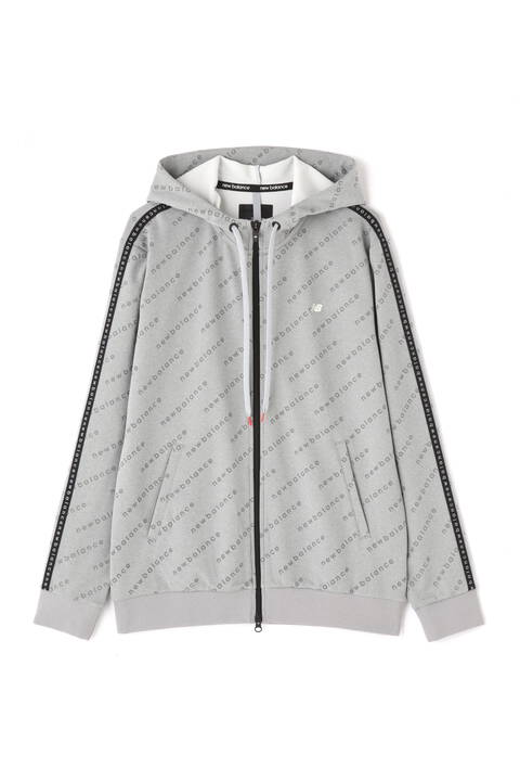 【直営店舗限定】バイアスロゴ スウェット フルジップ フーディー (MENS)