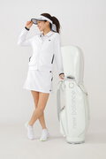 ボーダー ダブルフェイス スウェット フルジップ フーディー (WOMENS SPORT)