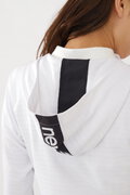 ボーダー ダブルフェイス スウェット フルジップ フーディー (WOMENS SPORT)