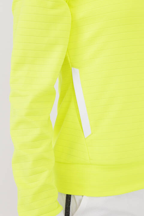 ボーダー ダブルフェイス スウェット フルジップ フーディー (WOMENS SPORT)