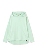 鹿の子ダンボールニット スウェット プルオーバー フーディー (WOMENS METRO)