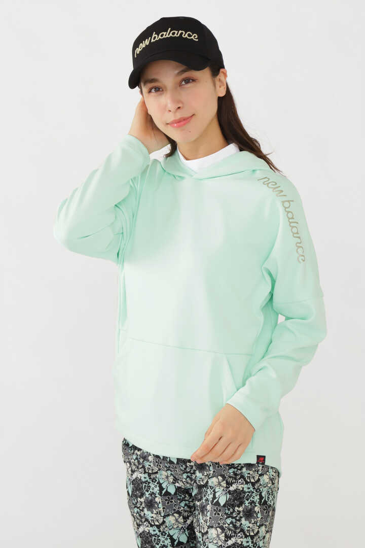 鹿の子ダンボールニット スウェット プルオーバー フーディー (WOMENS METRO)