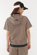 ニットサッカー ハーフスリーブ プルオーバー フーディー (WOMENS METRO)