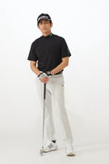 半袖 モックネック プルオーバー (MENS WORLD)