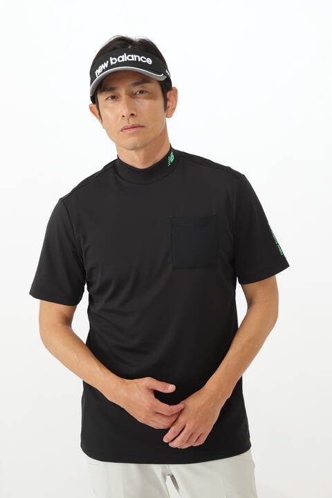 半袖 モックネック プルオーバー (MENS WORLD)