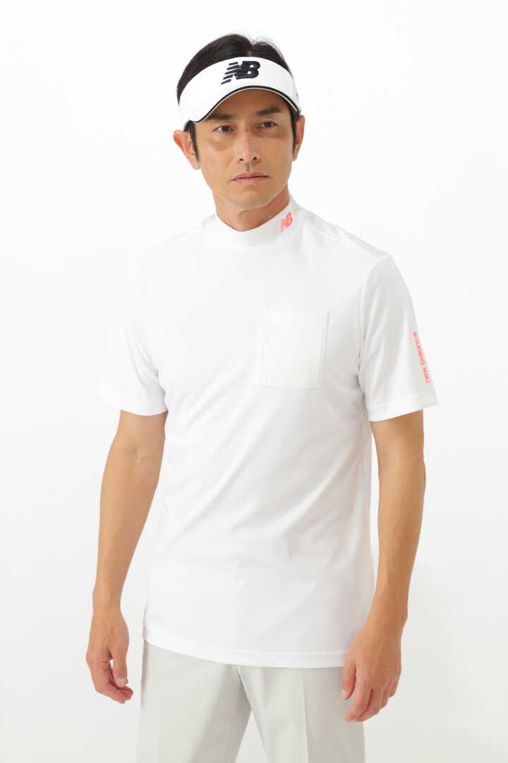 半袖 モックネック プルオーバー (MENS WORLD)