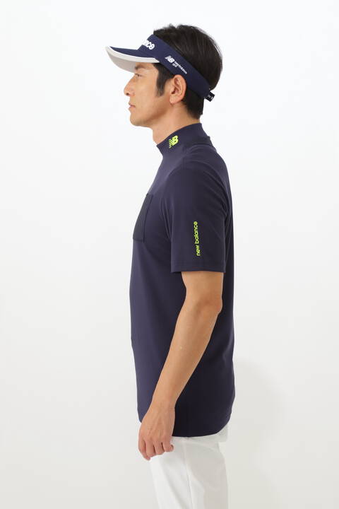 半袖 モックネック プルオーバー (MENS WORLD)