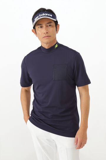 半袖 モックネック プルオーバー (MENS WORLD)