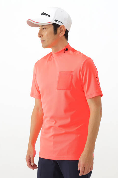 半袖 モックネック プルオーバー (MENS WORLD)