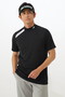 NBモノグラム 半袖 モックネック プルオーバー (MENS WORLD)