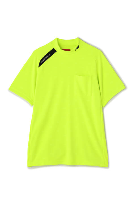 NBモノグラム 半袖 モックネック プルオーバー (MENS WORLD)