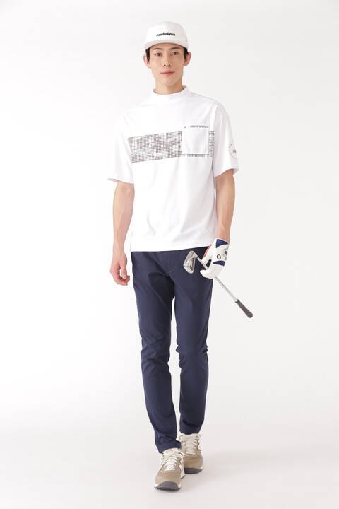 ハーフスリーブ モックネック プルオーバー (MENS METRO)