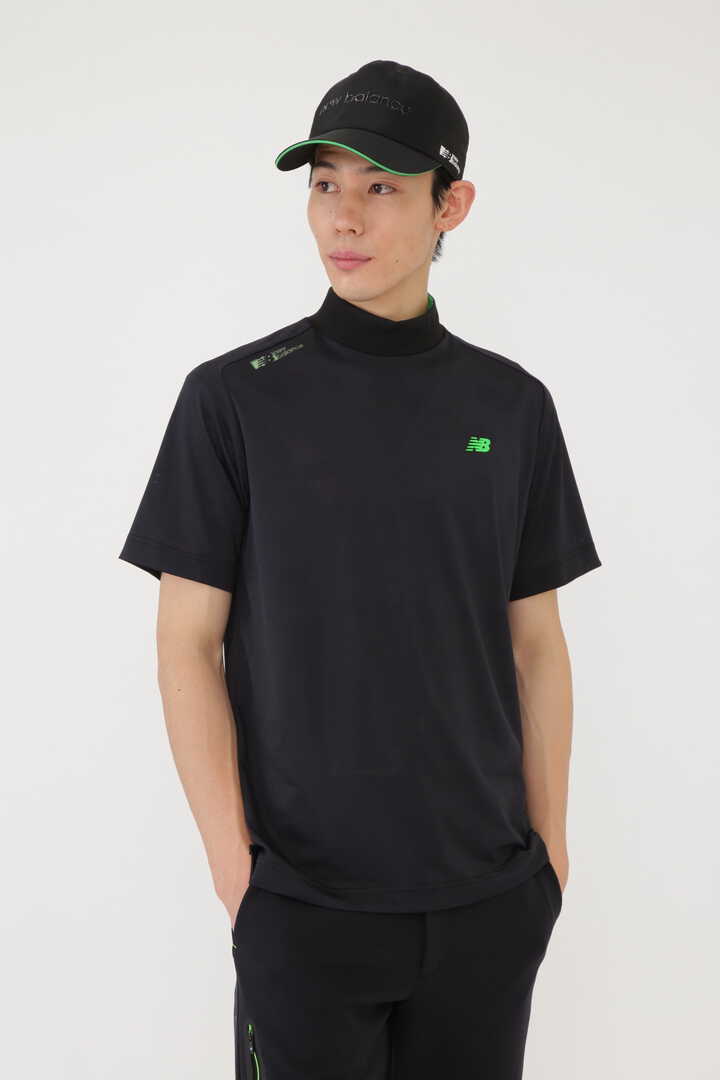ロゴカモフラージュ 半袖 モックネック プルオーバー (MENS SPORT)
