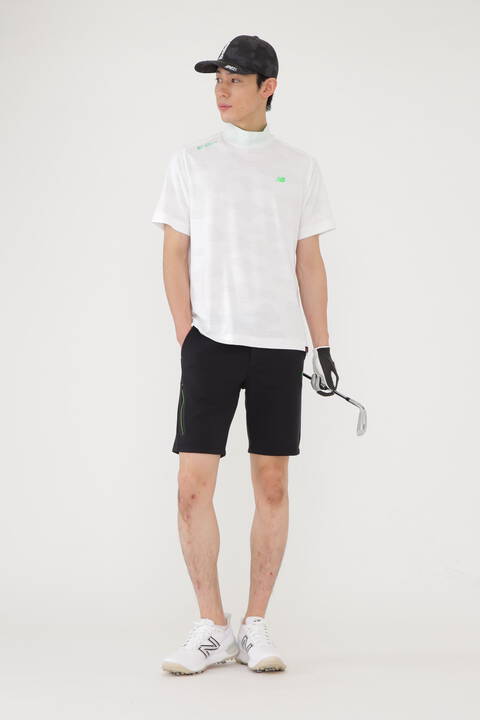 ロゴカモフラージュ 半袖 モックネック プルオーバー (MENS SPORT)