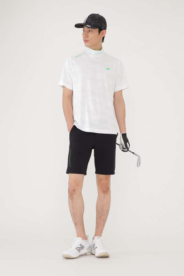 ロゴカモフラージュ 半袖 モックネック プルオーバー (MENS SPORT)