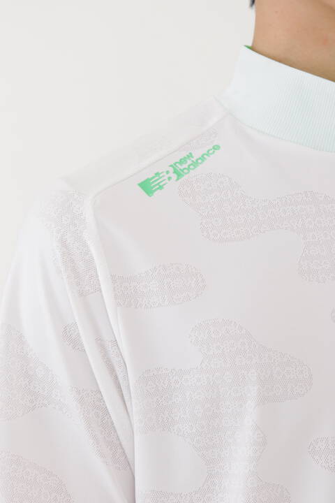 ロゴカモフラージュ 半袖 モックネック プルオーバー (MENS SPORT)