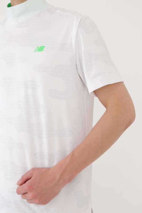 ロゴカモフラージュ 半袖 モックネック プルオーバー (MENS SPORT)