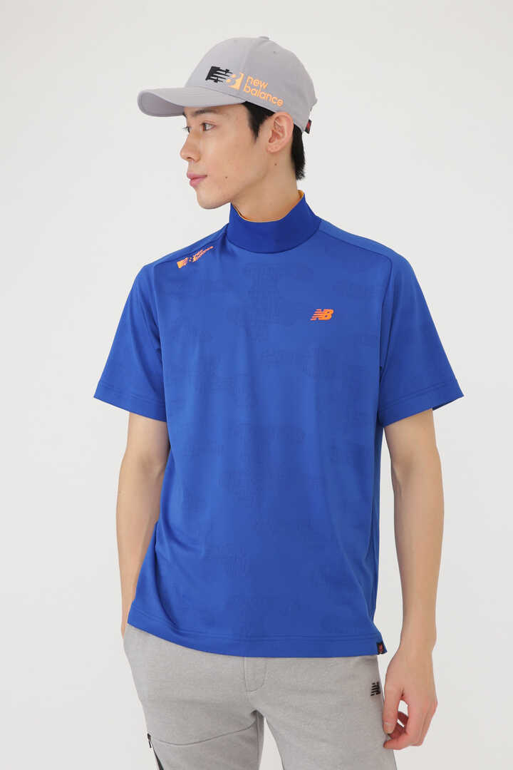 ロゴカモフラージュ 半袖 モックネック プルオーバー (MENS SPORT)