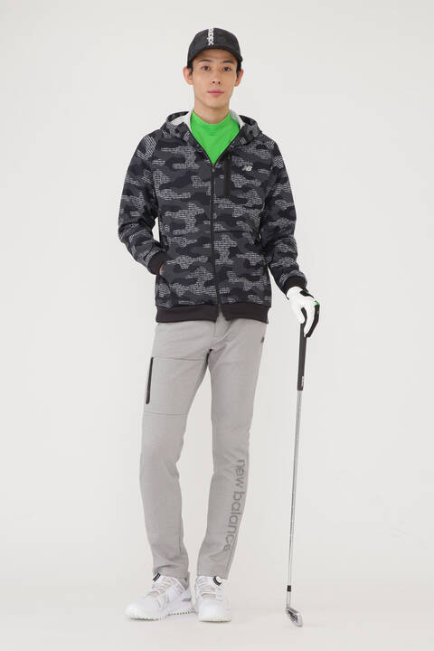 バイカラー 半袖 モックネック プルオーバー (MENS SPORT)