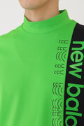バイカラー 半袖 モックネック プルオーバー (MENS SPORT)