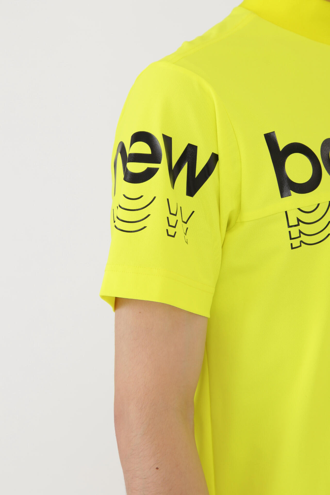 new balance golf】半袖 モックネック プルオーバー (MENS SPORT)