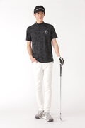 グラフチェックカモ 半袖 モックネック プルオーバー (MENS METRO)