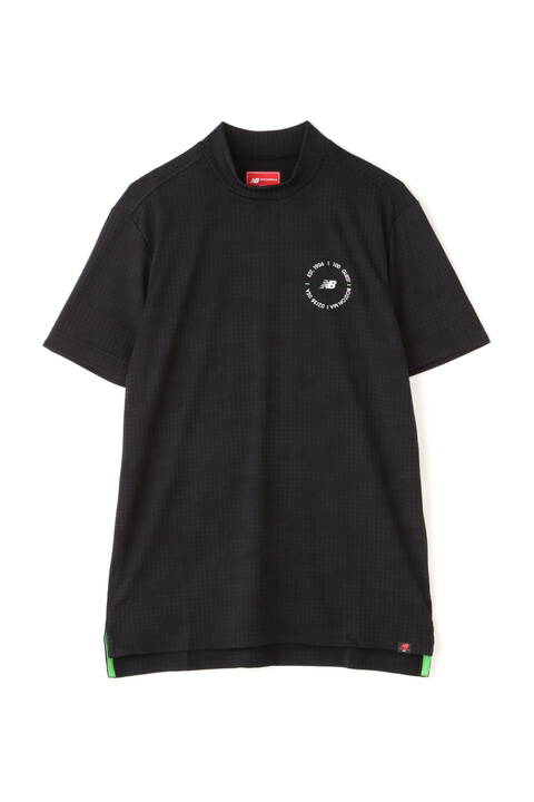 グラフチェックカモ 半袖 モックネック プルオーバー (MENS METRO)