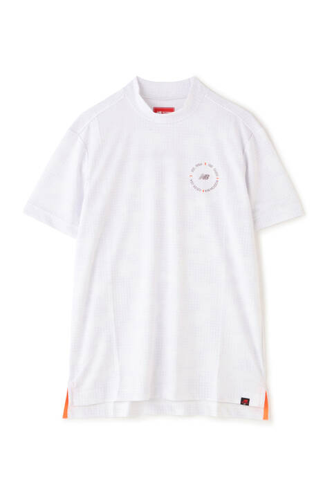 グラフチェックカモ 半袖 モックネック プルオーバー (MENS METRO)