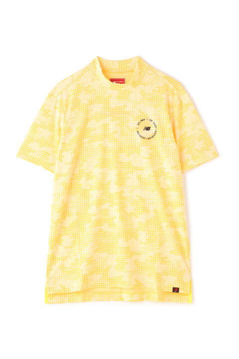 グラフチェックカモ 半袖 モックネック プルオーバー (MENS METRO)