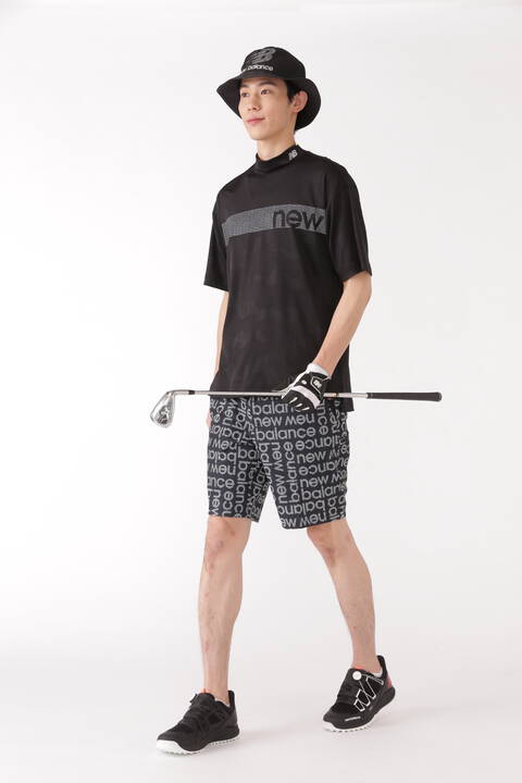 カモメッシュ 半袖 モックネック プルオーバー (MENS SPORT)