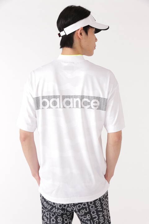 カモメッシュ 半袖 モックネック プルオーバー (MENS SPORT)