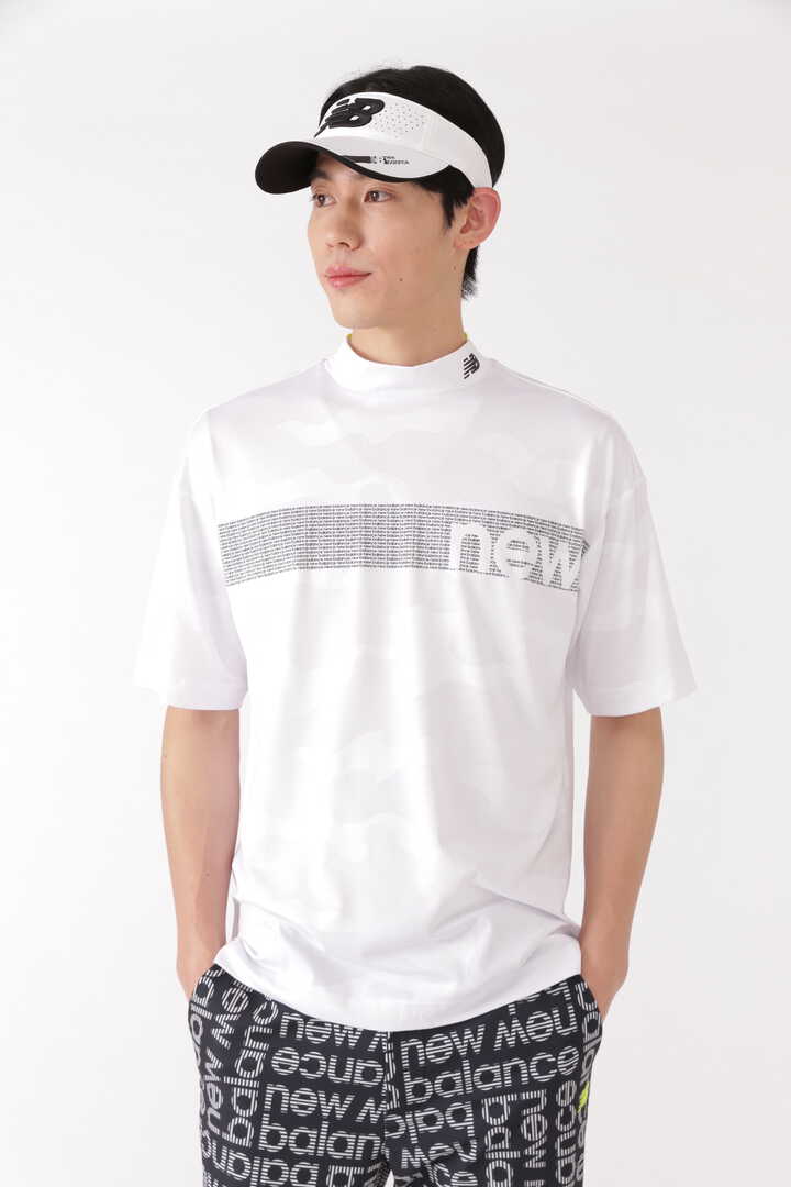 カモメッシュ 半袖 モックネック プルオーバー (MENS SPORT)