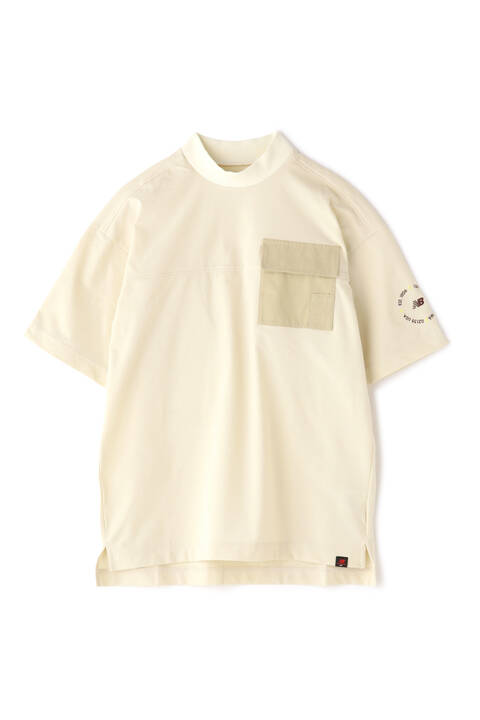ドビーチェック 半袖 モックネック プルオーバー (MENS METRO)