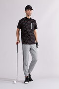 【直営店舗限定】バイアスロゴ 半袖 モックネック プルオーバー (MENS)