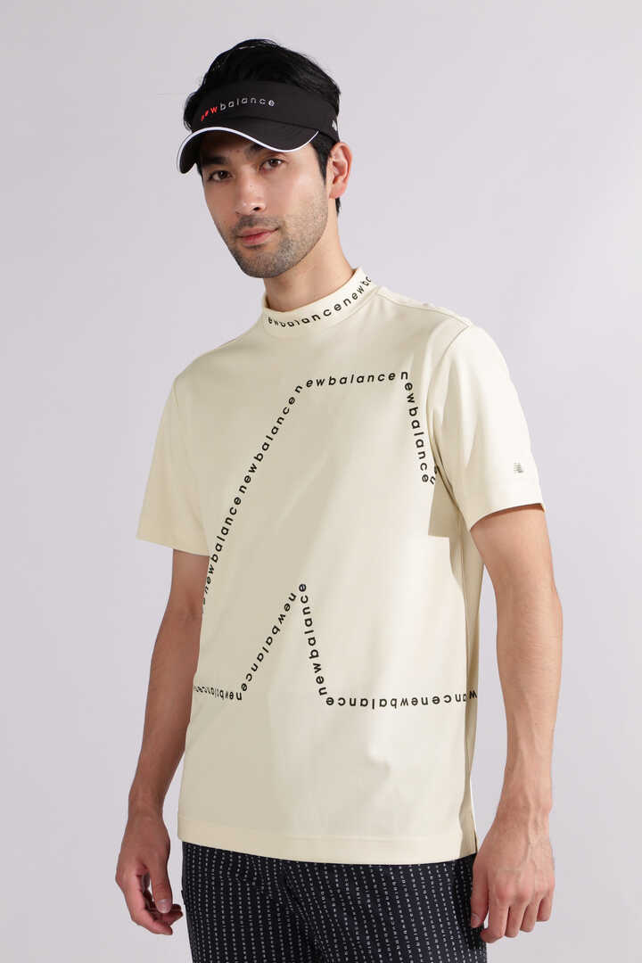 【直営店舗限定】メッシュ 半袖 モックネック プルオーバー (MENS)