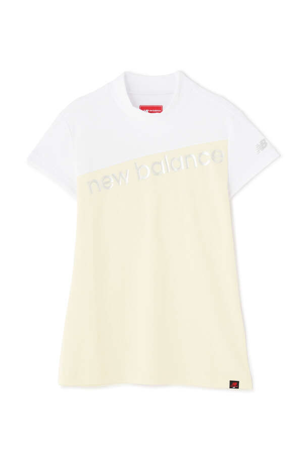 バイカラー メッシュダブルフェイス モックネック プルオーバー (WOMENS SPORT)