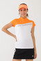 バイカラー メッシュダブルフェイス モックネック プルオーバー (WOMENS SPORT)