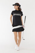 バックスリット 半袖 モックネック プルオーバー (WOMENS SPORT)