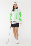バックスリット 半袖 モックネック プルオーバー (WOMENS SPORT)