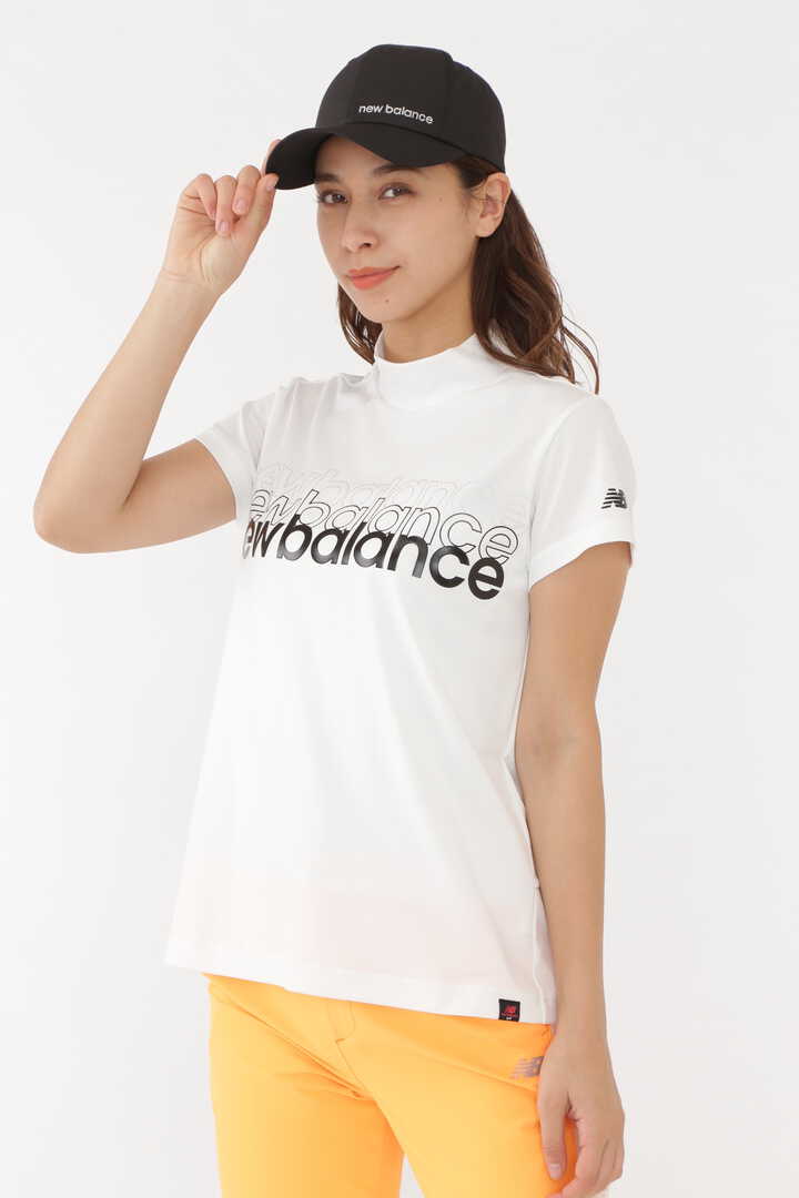 バックスリット 半袖 モックネック プルオーバー (WOMENS SPORT)