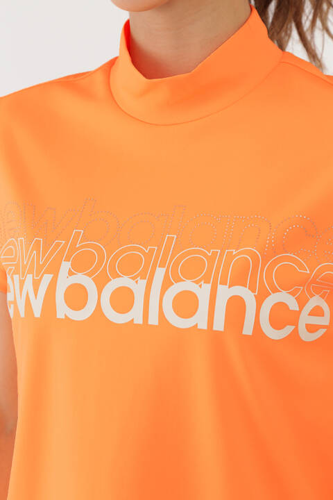 バックスリット 半袖 モックネック プルオーバー (WOMENS SPORT)