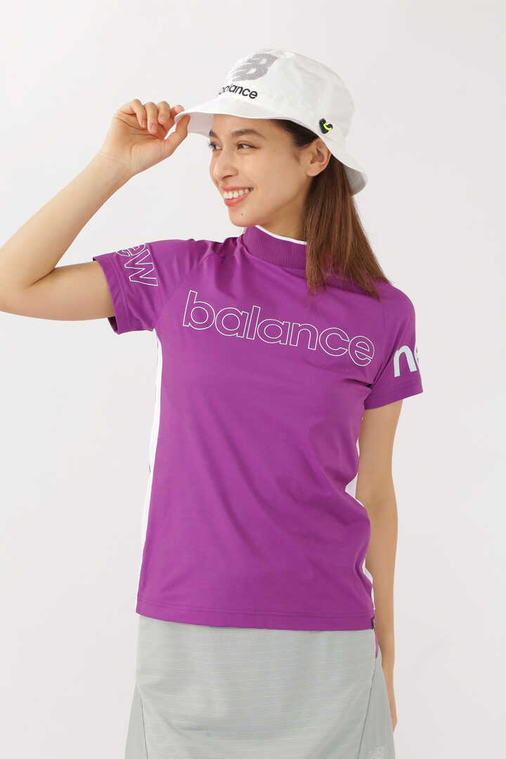 シングルジャージー 半袖 モックネック プルオーバー (WOMENS SPORT)