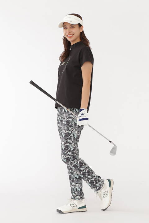 メランジベア天竺 半袖 モックネック プルオーバー (WOMENS METRO)