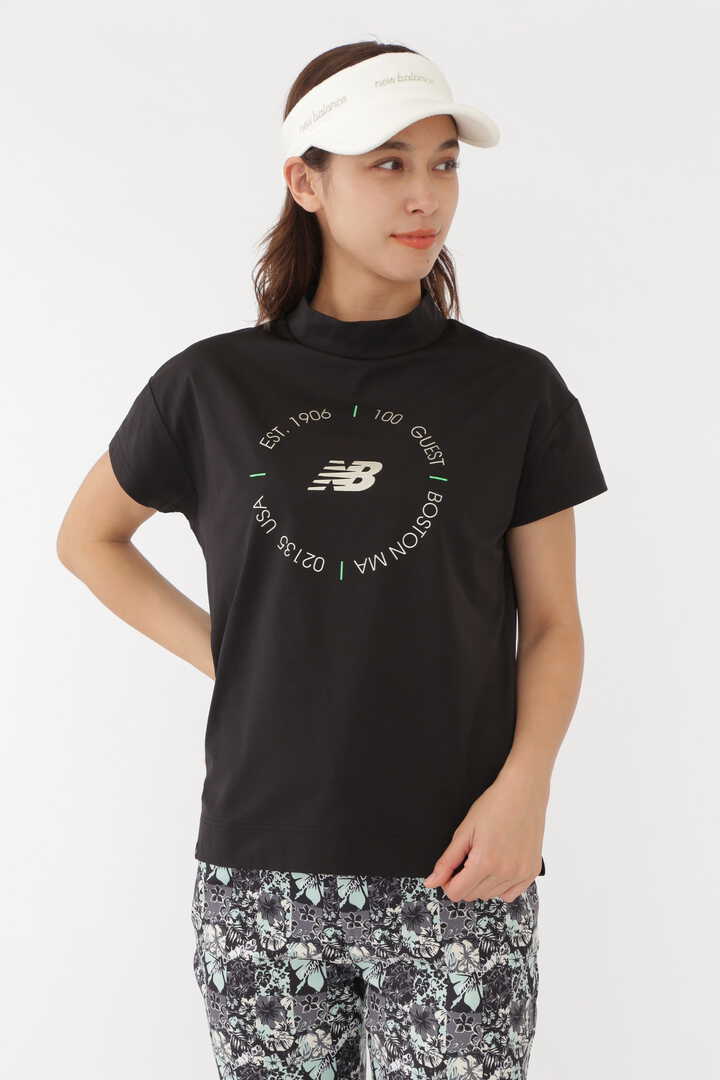 メランジベア天竺 半袖 モックネック プルオーバー (WOMENS METRO)