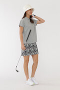 メランジベア天竺 半袖 モックネック プルオーバー (WOMENS METRO)