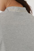 メランジベア天竺 半袖 モックネック プルオーバー (WOMENS METRO)